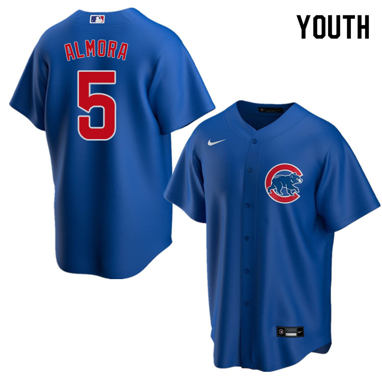 Nike Youth #5 Albert Almora Chicago Cubs Baseball Jerseys Sale-Blue